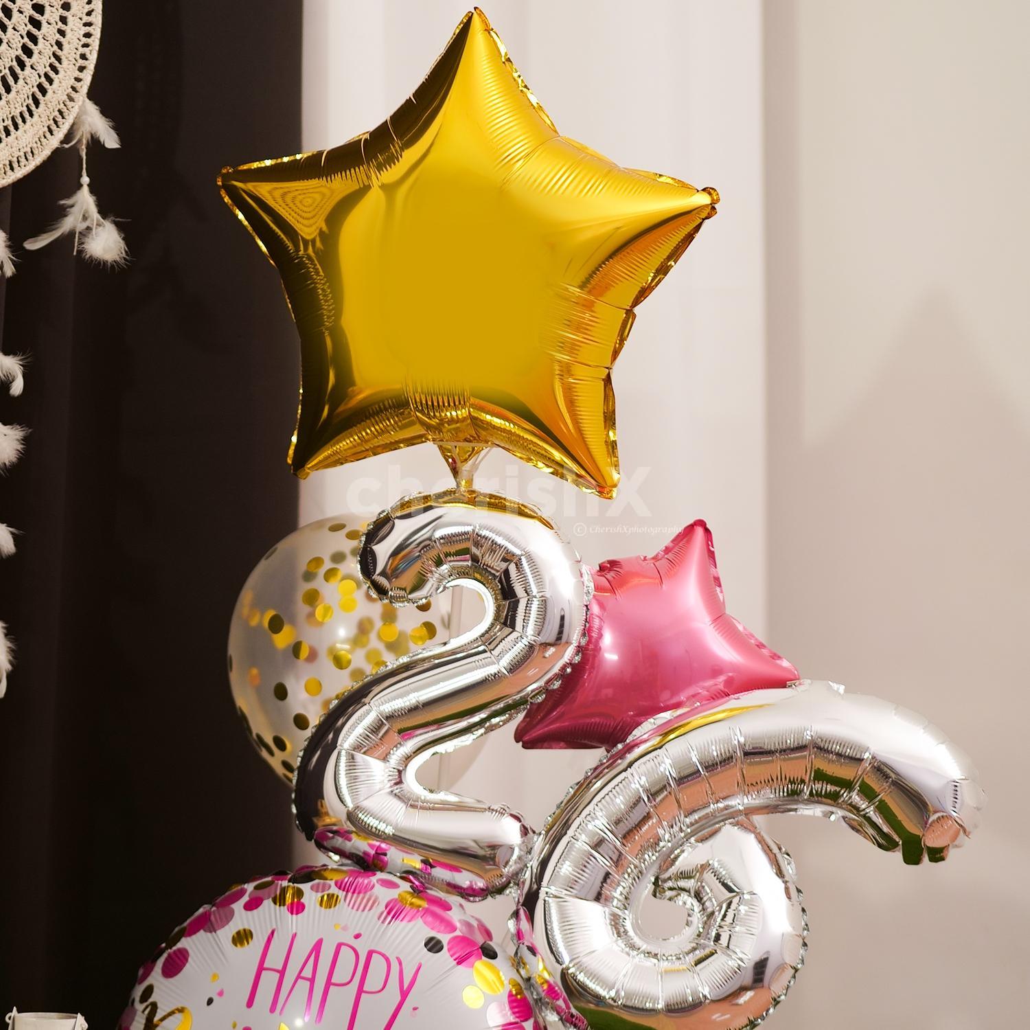 Make the birthday celebration special with this exclusive and gorgeous balloon bouquet