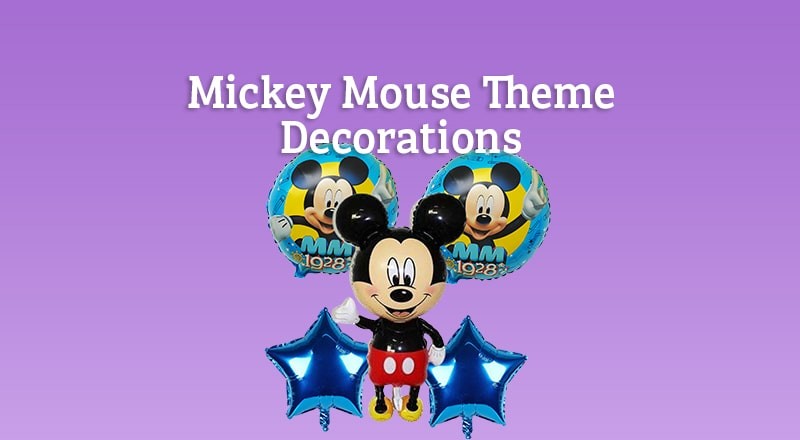 Mickey Mouse Theme Decorations collection