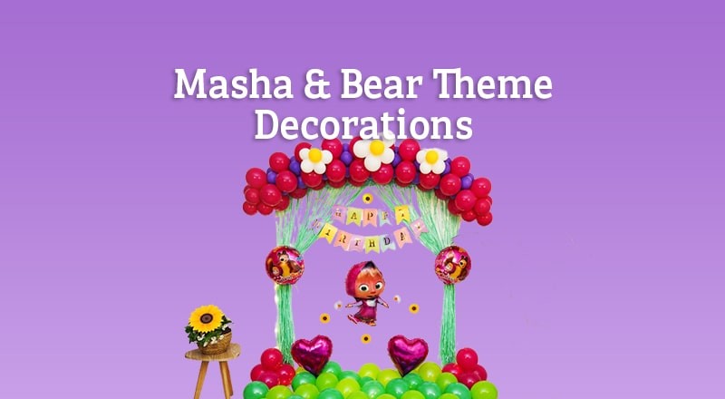 Masha And Bear Decorations collection