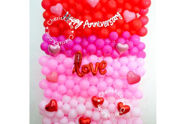The best expression of love is balloon decoration.