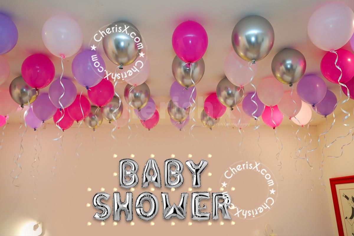 Adding a silver baby shower foil defines your evening in a perfect way