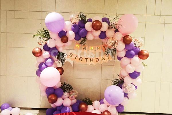 Surprise your close ones with CherishX's Pastel Pink and Purple Birthday Decor.