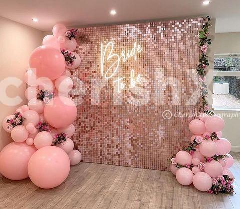 Pink Sequin Bride To Be Decoration