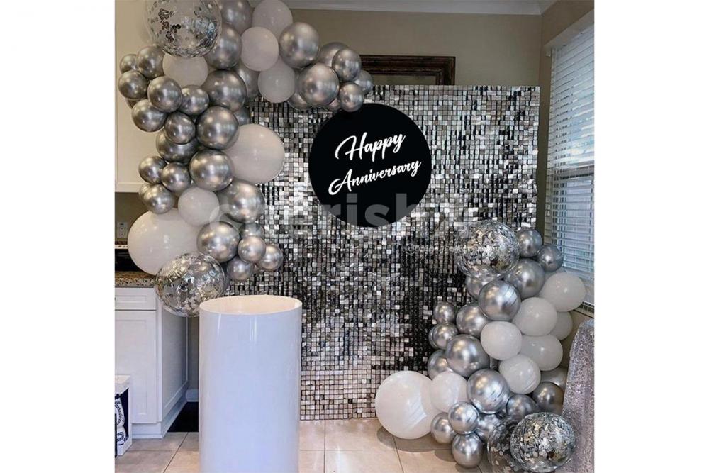 Make your special one feel extra special on your anniversary with CherishX's Sequin Decor!