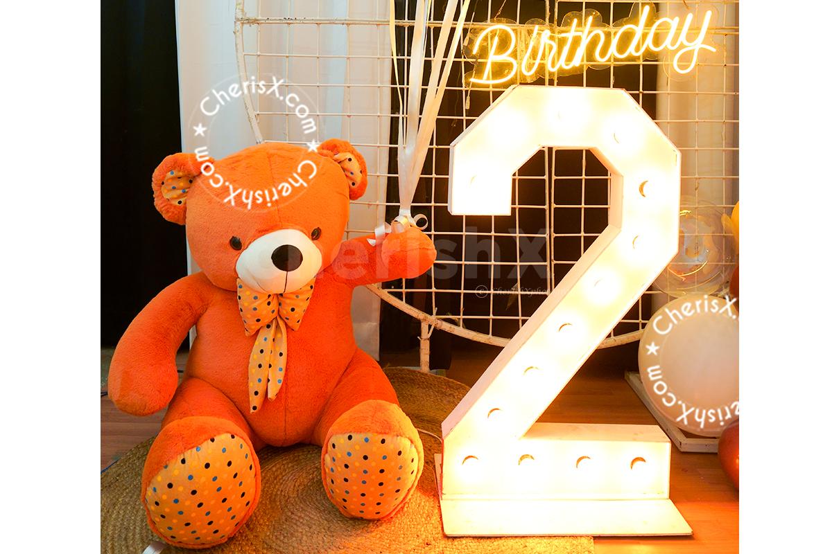 A teddy bear photo booth makes for an Instagram-worthy celebration!