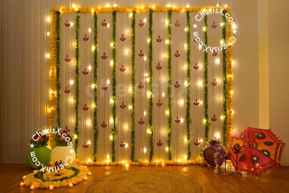 Diwali Lights Decoration On House Fairy Lights, Lanterns