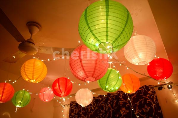 Feel the festive vibes with CherishX's Colouful Lantern Decor