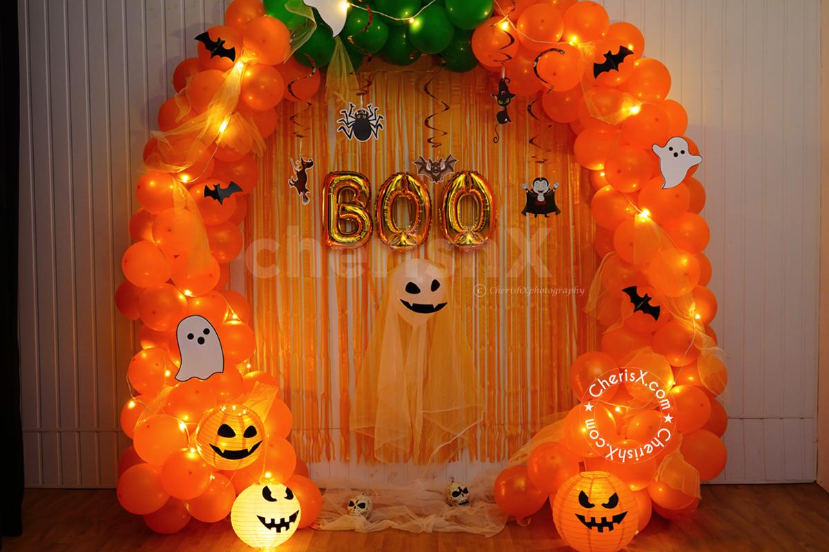 Halloween Pumpkin Theme Decor