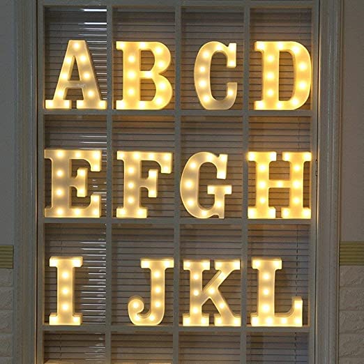 Alphabet Led Letter (9 inches)