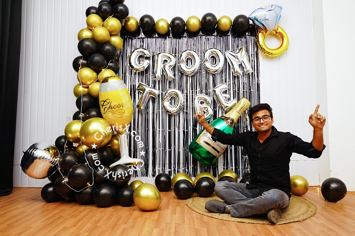 Bachelor Party Decorations For Men Groom To Be Decorations Groom To Be Sash Balloons Stag