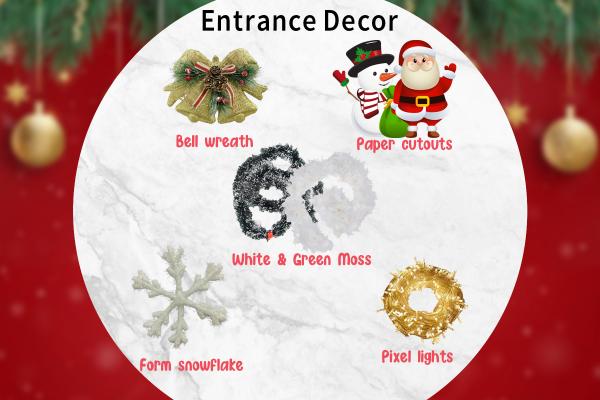 Get this Decoration Package For Christmas and celebrate the festival of Christmas beautifully.