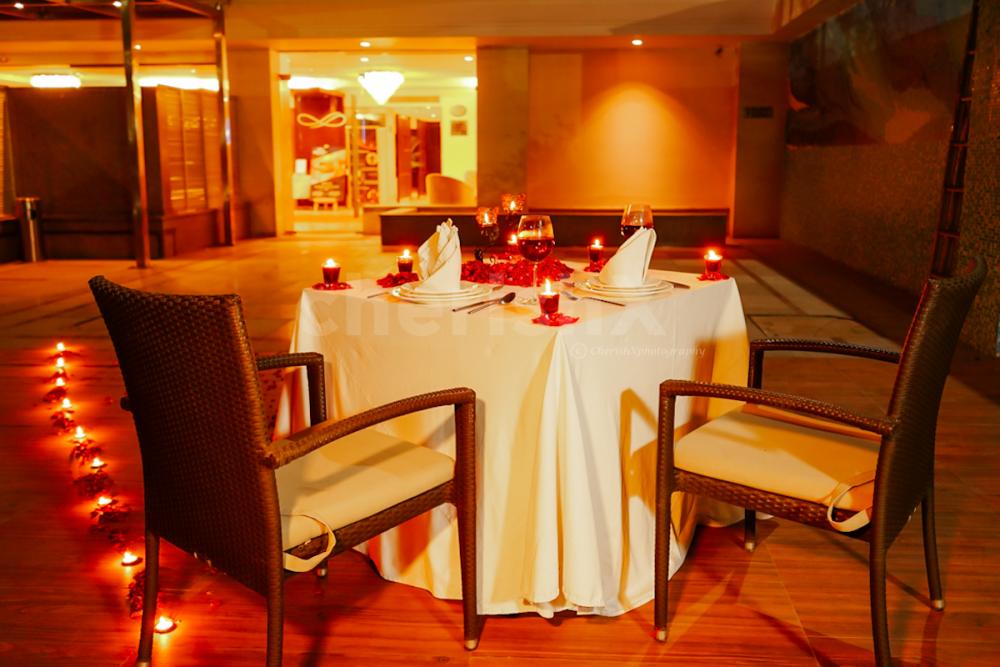 Nothing gets better than the romantic ambience and scenic view