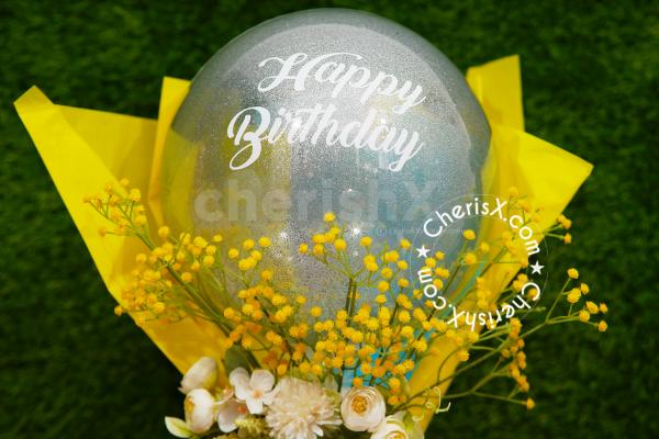 The glitter balloons are sure to mesmerise loved ones on their special day