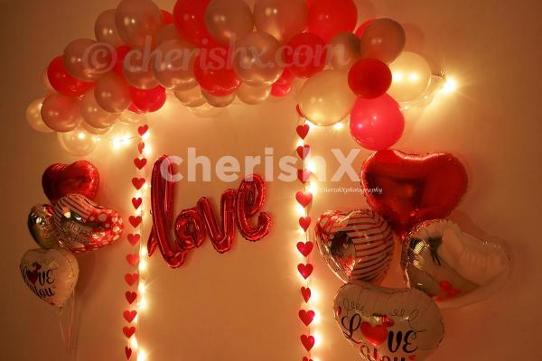 Express your love a bit differently this year by having CherishX's Valentine's Red Love Wall Decor!
