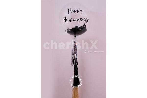 A Premium Black Feather Surprise Box For Valentine's Day by CherishX.
