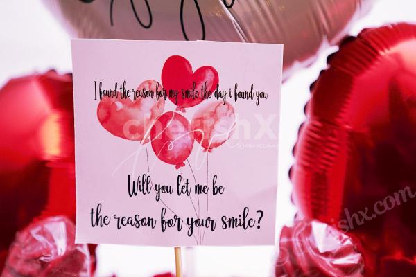 Give a lovely surprise with CherishX's White & Red Colored Rose Day Bucket!