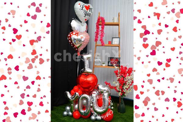 A memorable gift this Valentine’s is the I love you and teddy combo hamper