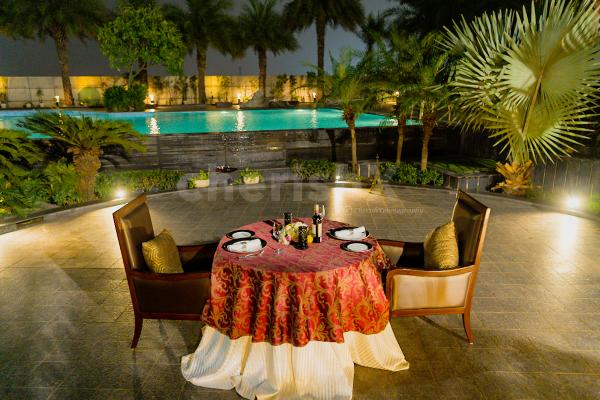 When it is about love the sky is the limit with an open-air deck dinner at Crown Plaza