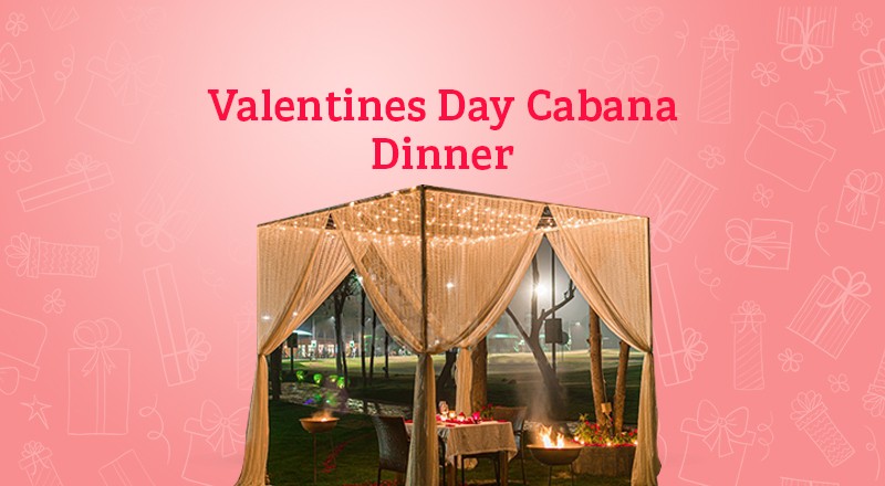 Valentines Special Cabana Candlelight Dinners collection