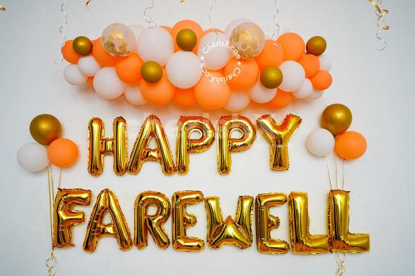 Book a perfect white and peach theme decor for your celebrations.
