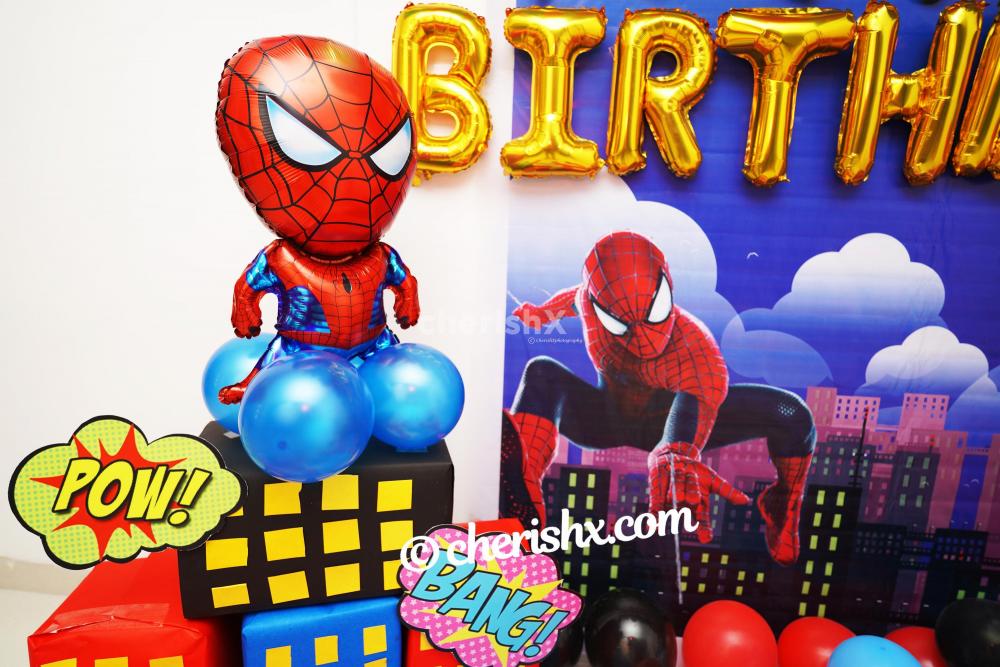Throw a wonderful party with CherishX's Spider-Man Birthday Theme Decor.