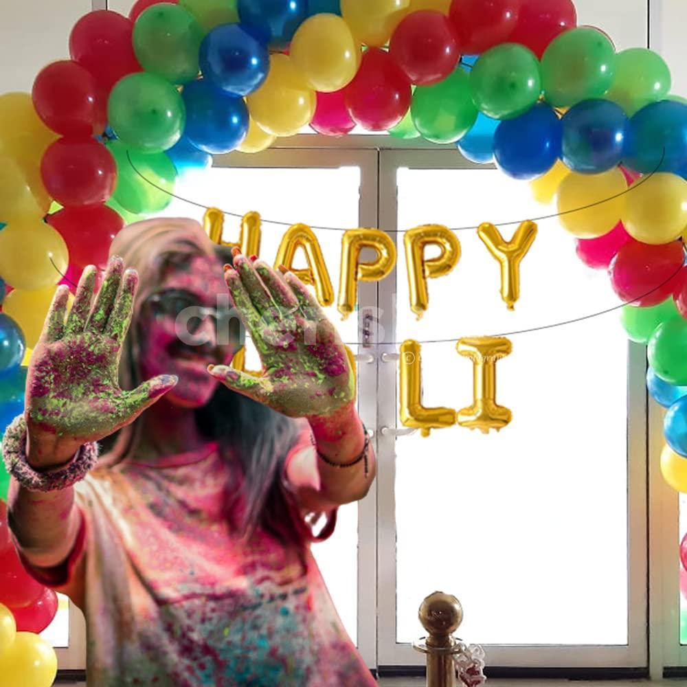 Celebrate Holi with CherishX's exclusive Holi Balloon Decoration.