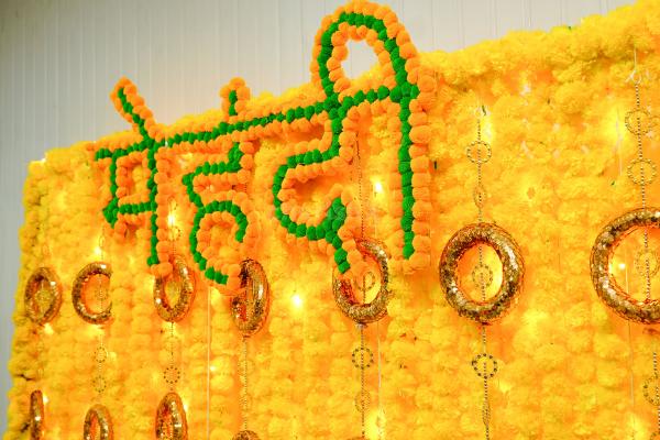 Organize the best haldi and mehndi ceremony with our special golden and ...