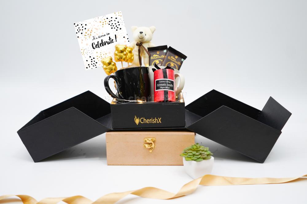 Our hamper with chocolates is a sweet gift for any occasion