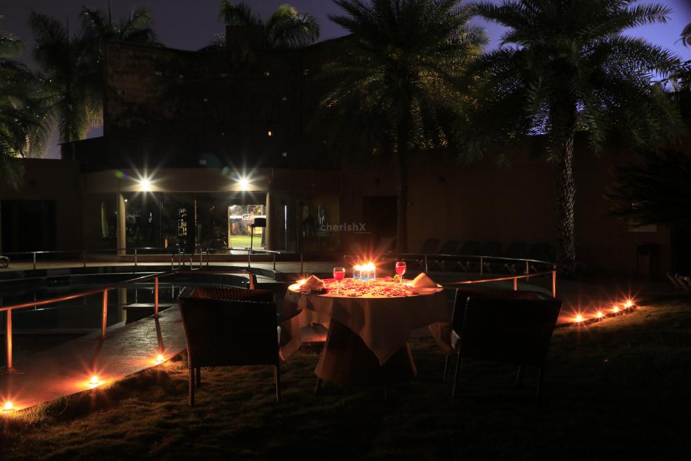 Relax and Unwind with our Poolside Candle Light Dinner