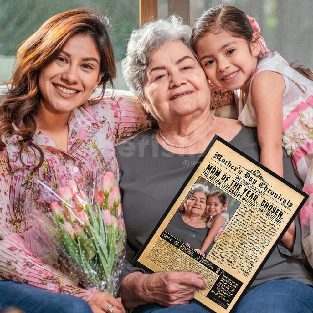 Mother's day newspaper chronicles surprise for your mom