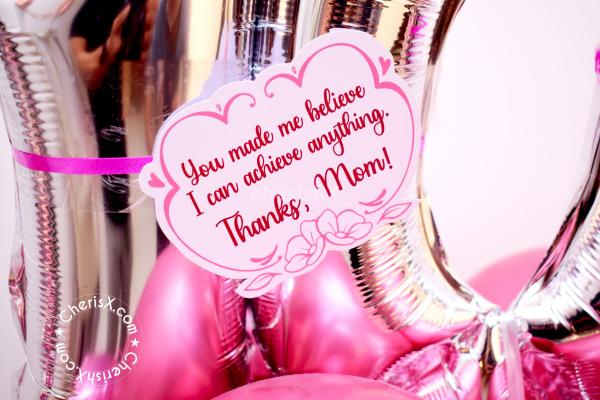 Book a surprisingly lovely Mother's Day Gift Idea- a balloon Bouquet for your mother!