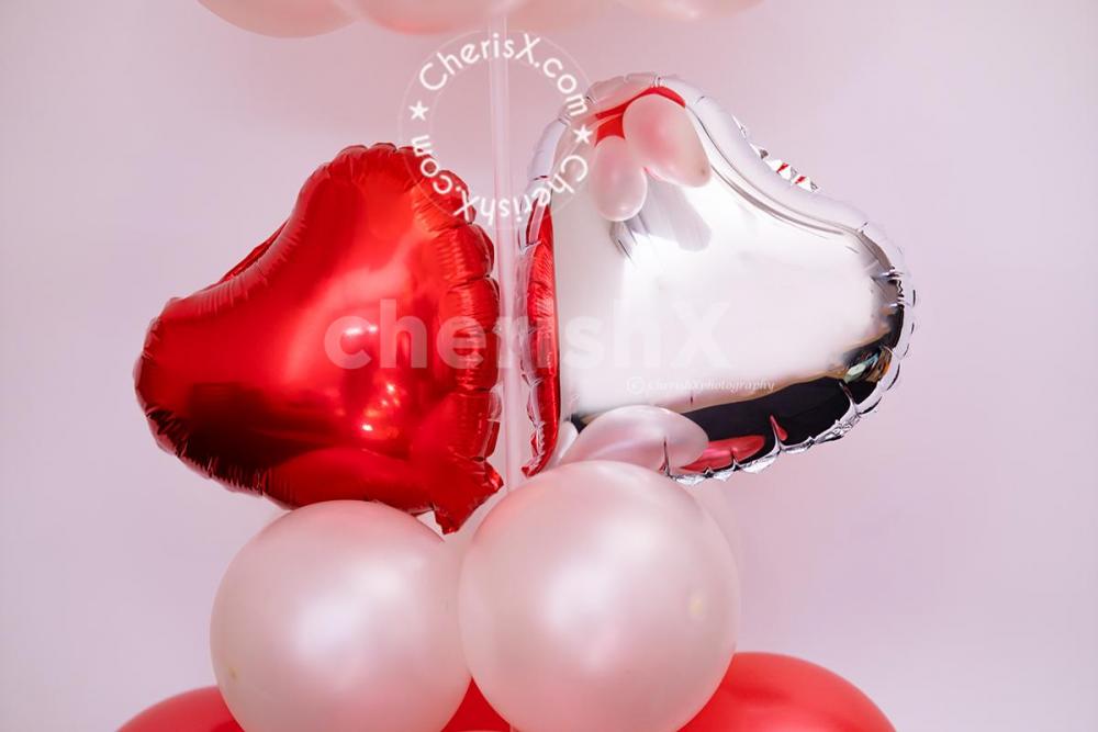 Get a beautiful Valentine's White Love Balloon Bouquet for your special one.