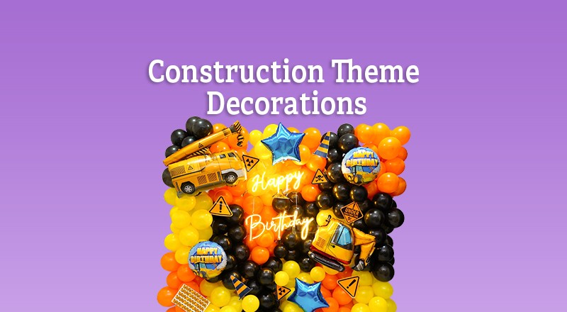 Construction Theme Decorations collection