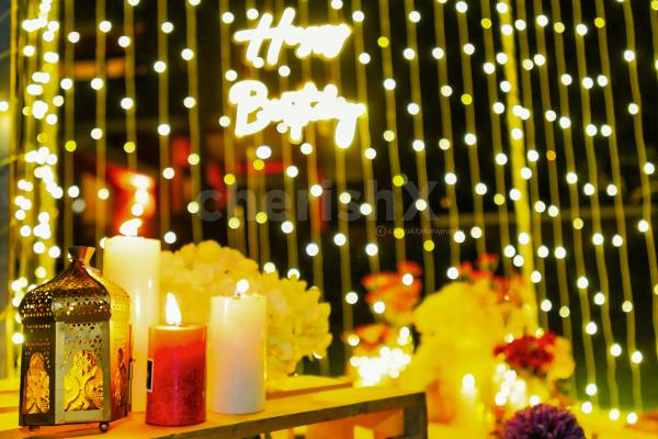 Flickering candles, delicate flowers, and shimmering lights create an ambience that will leave you in awe.