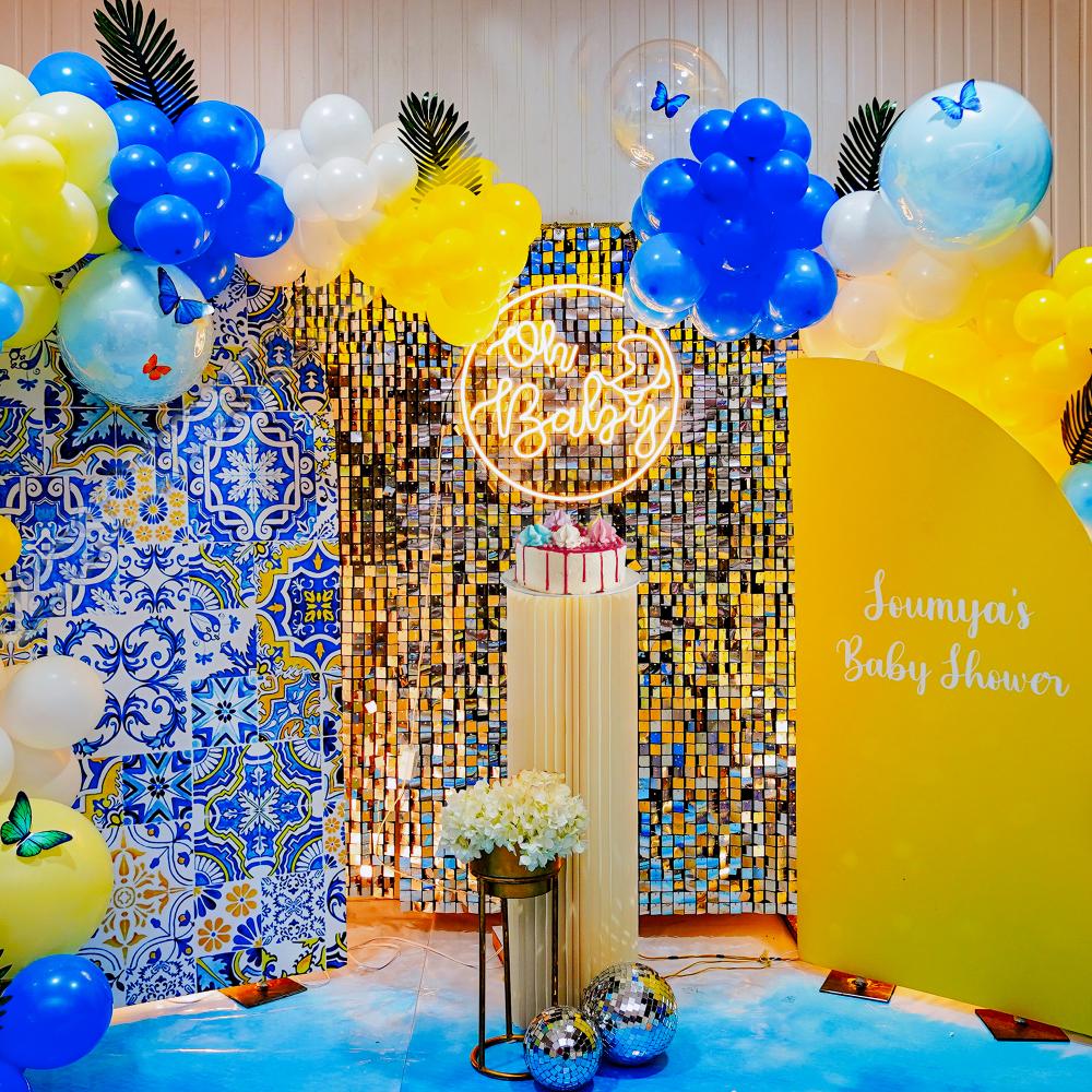 Enchanting Mediterranean Dreams Baby Shower Decoration Theme Bangalore