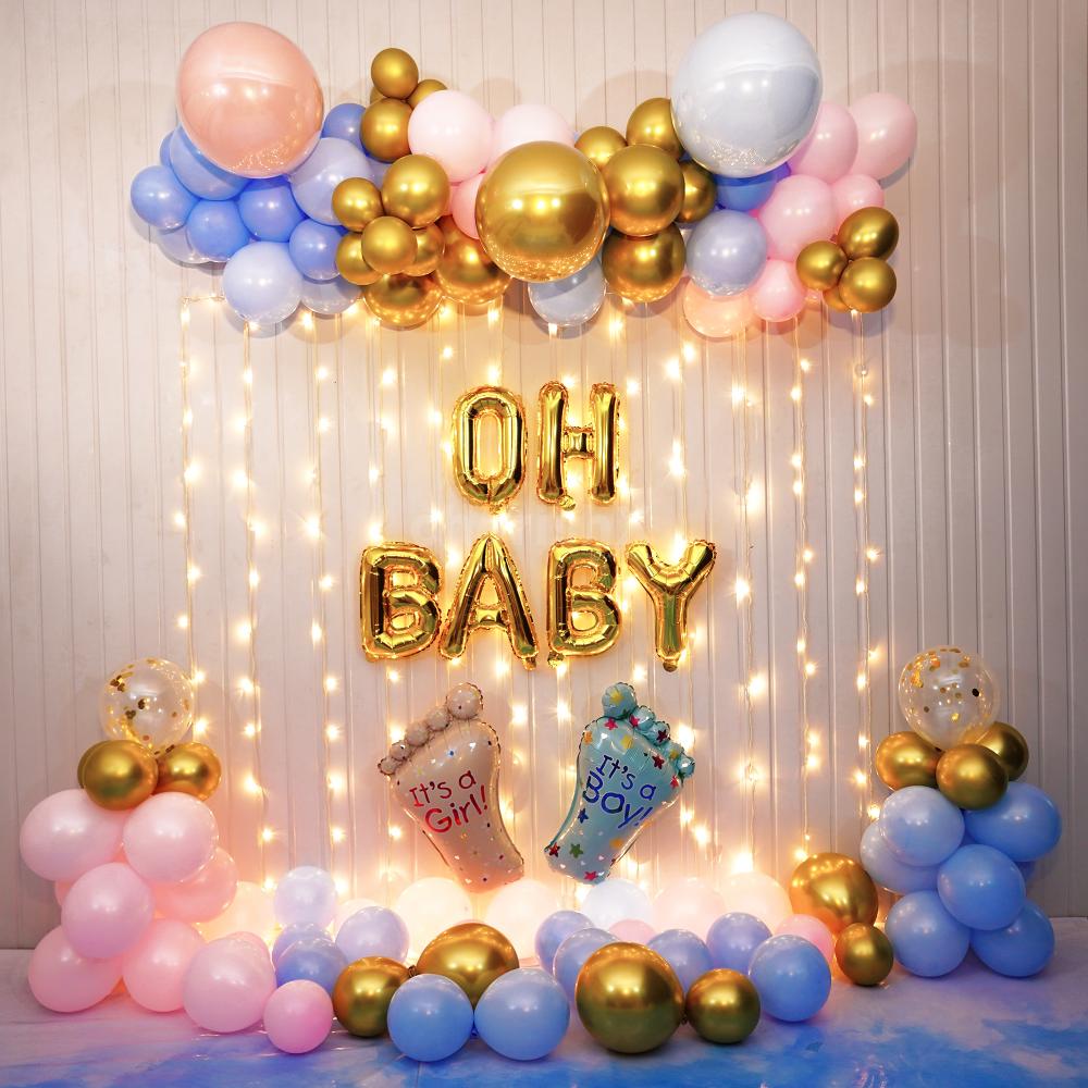 Celebrate New Beginnings With Gilded Baby Shower Decorations | Bangalore