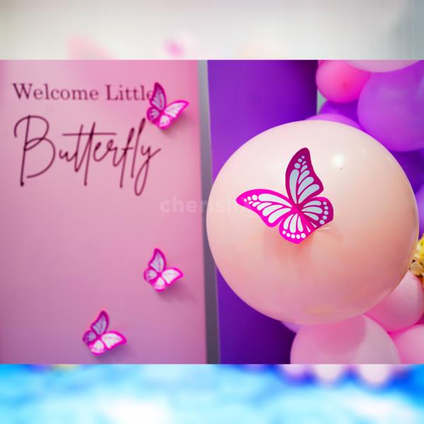 Our decorations showcase the perfect blend of purple and pink hues.