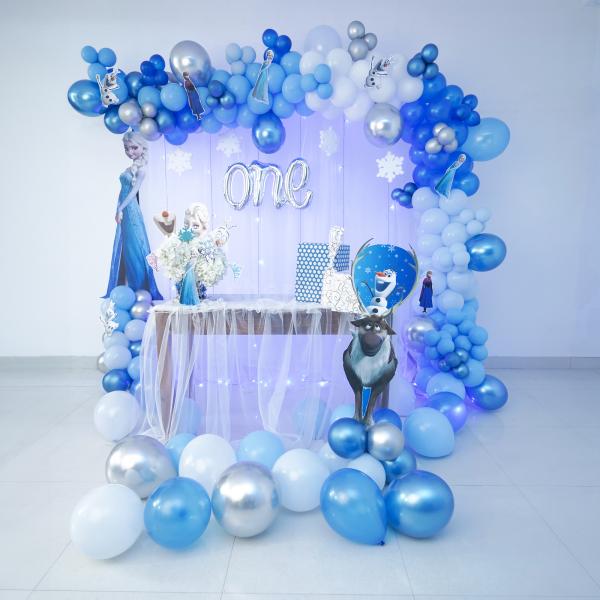 Throw an amazing birthday bash for your child by booking CherishX's Frozen Theme Decor