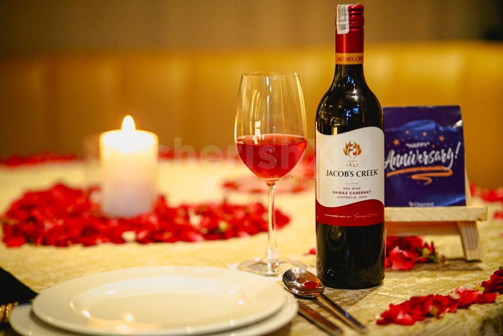 Experience a magical evening with an indoor candlelight dinner at