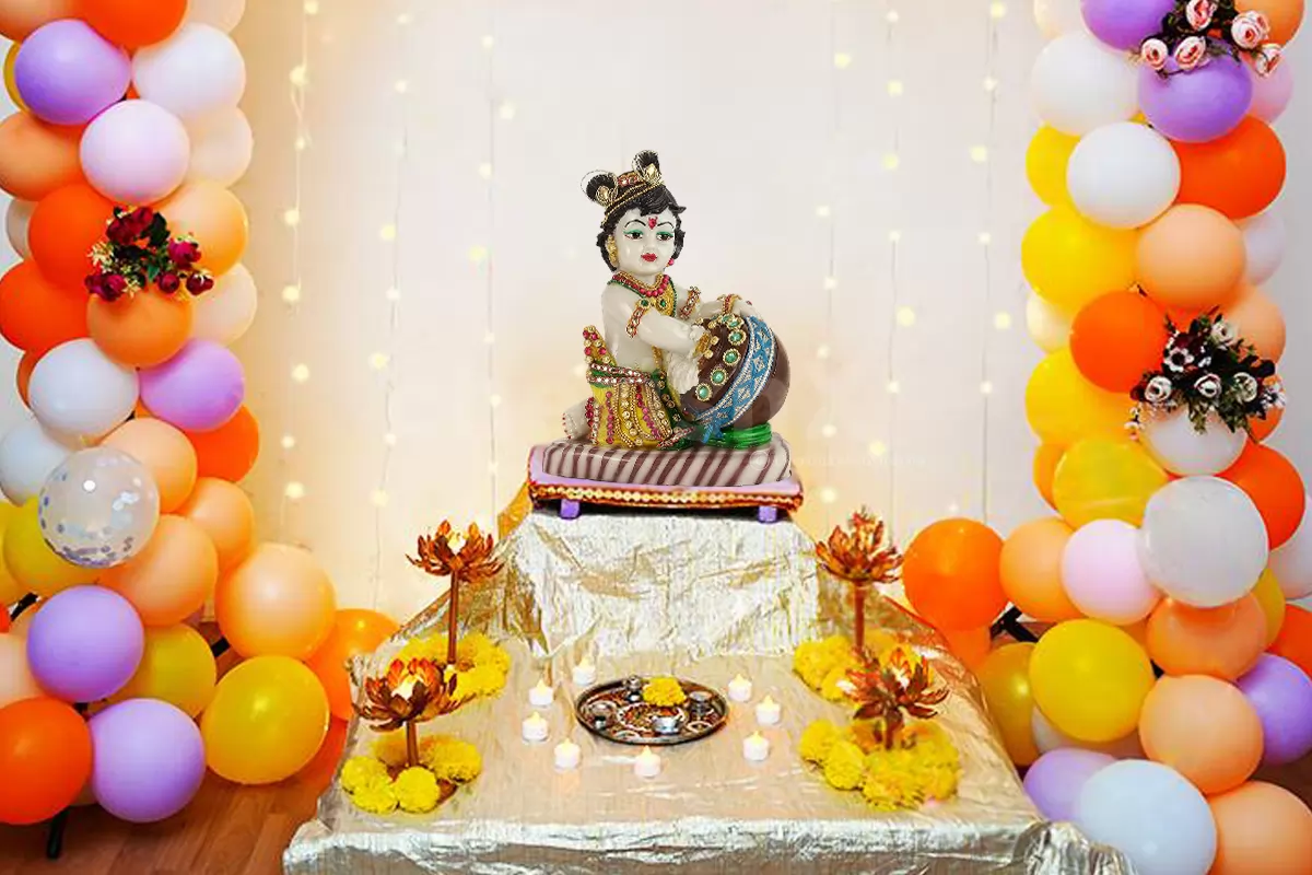 5 Krishna Janmashtami Decoration Ideas at Home - Magic Decor ®