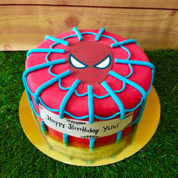 Spiderman cake 38