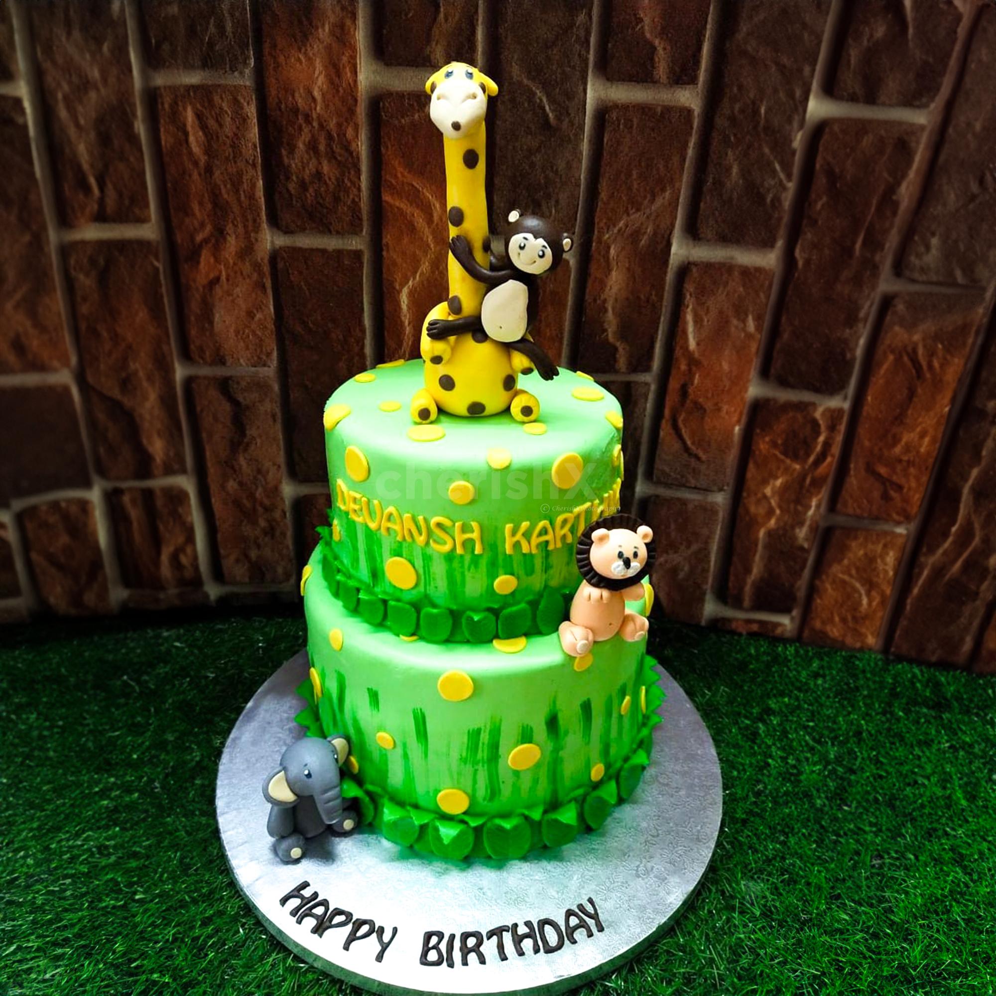 Monkey in the Jungle Cake | Lil' Miss Cakes
