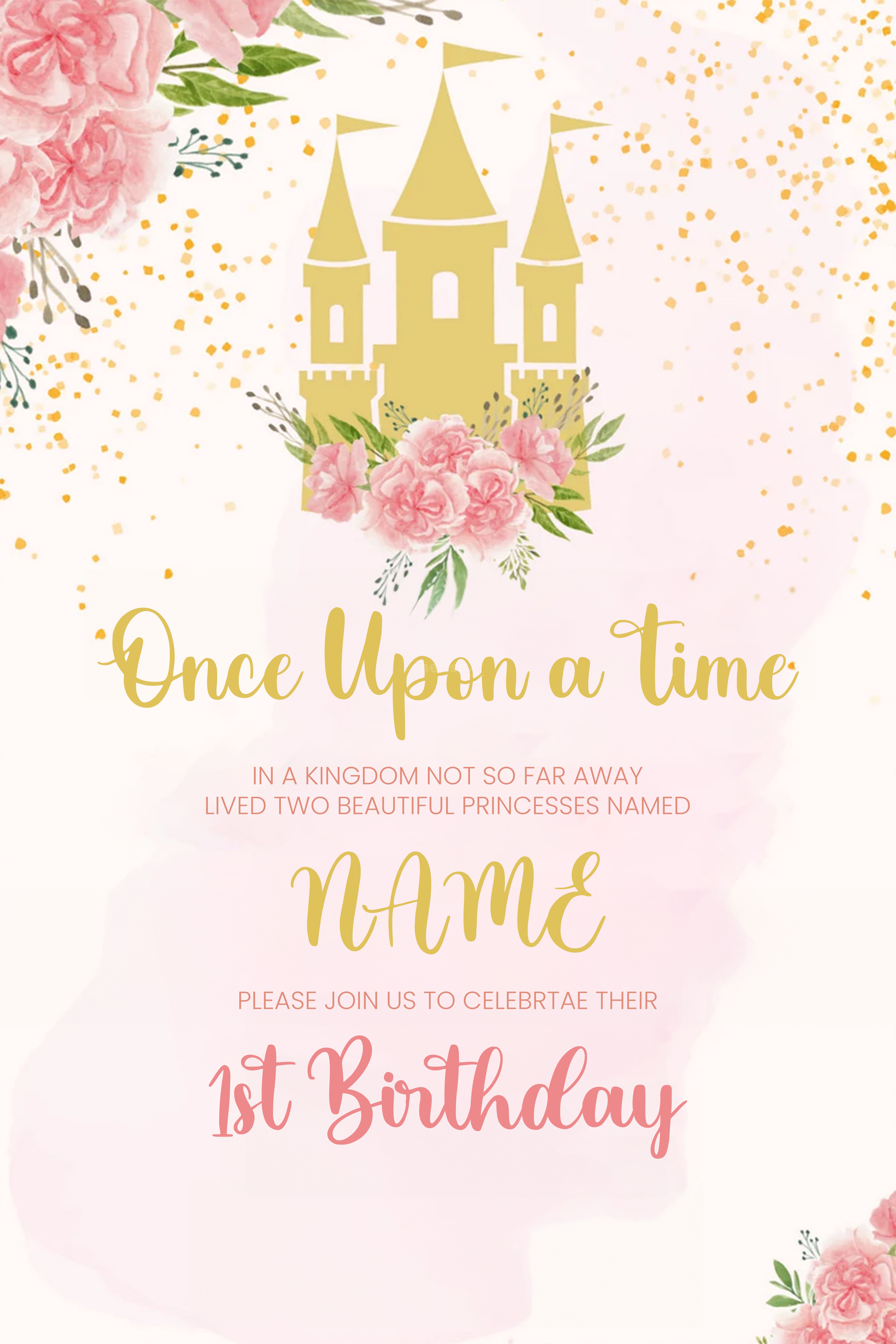 Princess Theme E-Invite
