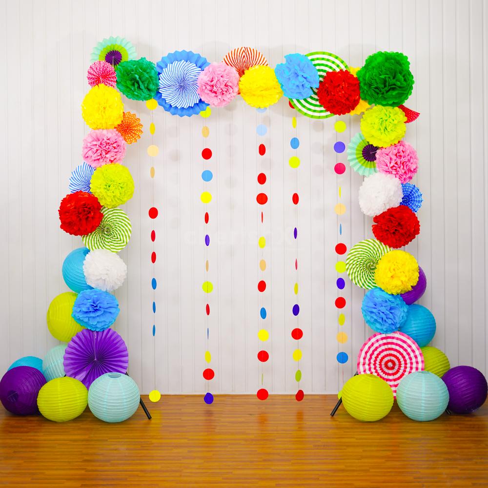Pom Pom Balloons Birthday Card - The Joy of Sharing