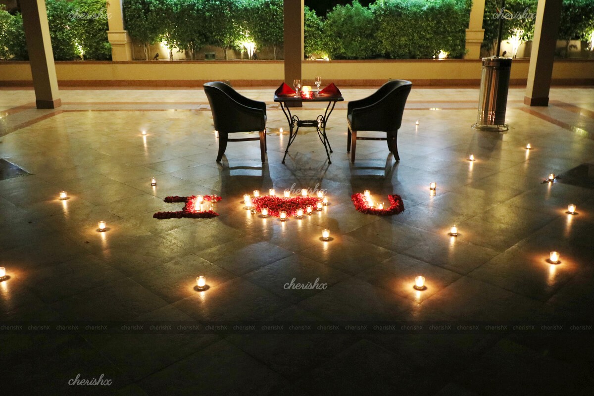 Make your moments extra special by having Rooftop Candlelight Dinner